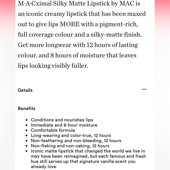 MAC ‘Yash’ M·A·Cximal Silky Matte Lipstick - Picture 7 of 8